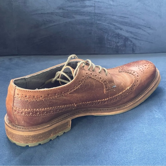 Dune London Shoes Mens 8 EU 41 Bongo Brown Leather Wingtip Brogue Dress Casual main image 11